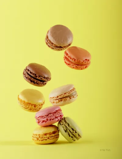 macarons yellow